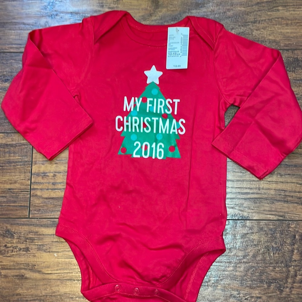 My first Christmas 2016 NWT onesie